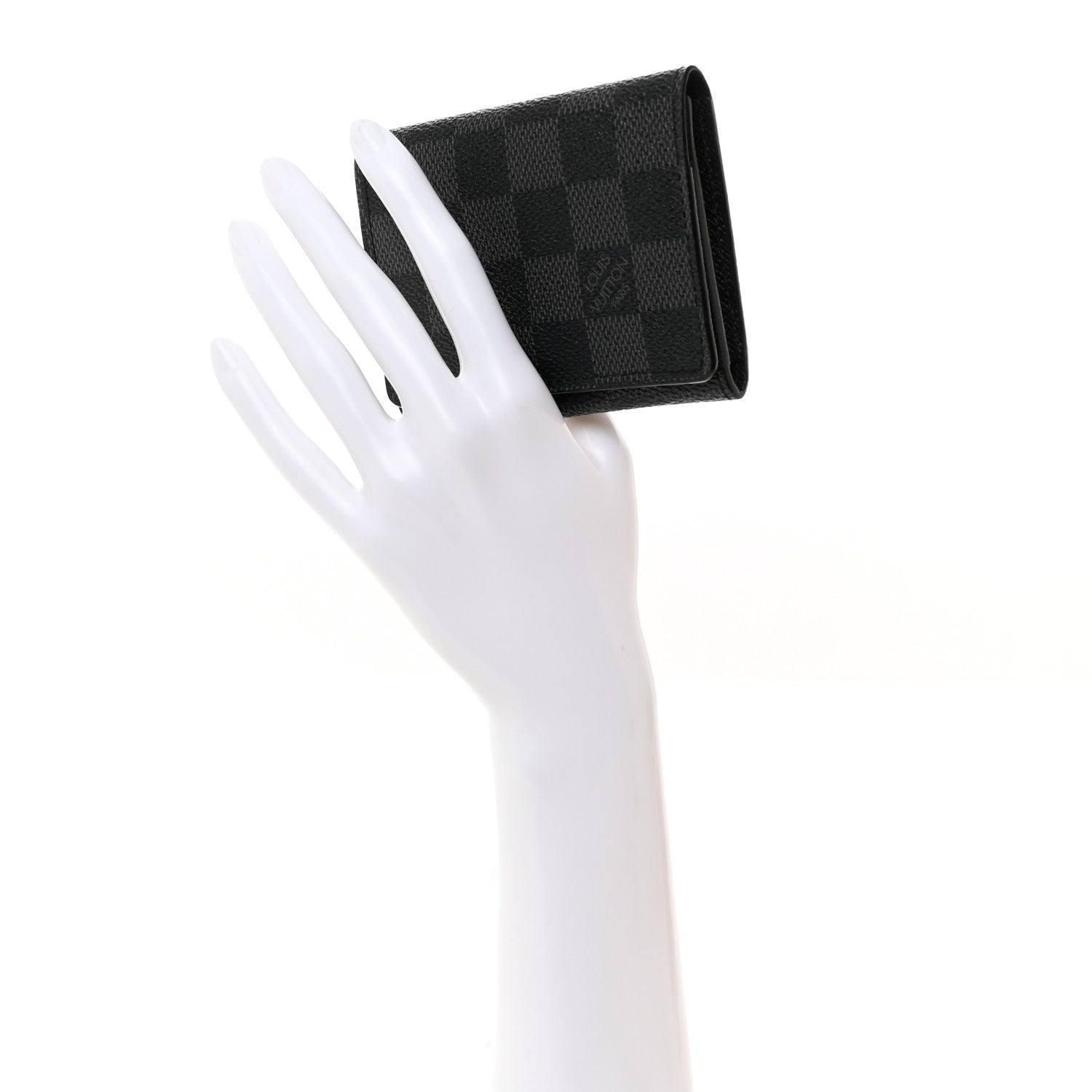 Louis Vuitton LOUIS VUITTON Damier Graphite Envelope Business Card Holder 2 of 8