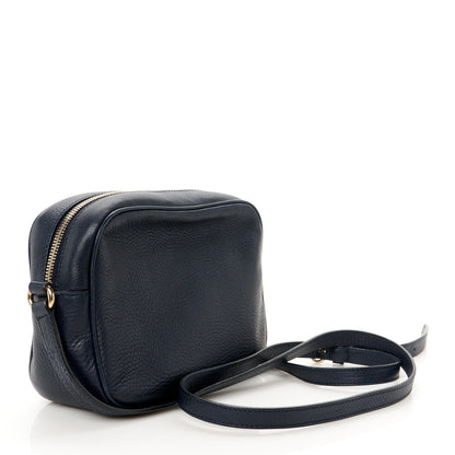Gucci Pebbled Calfskin Small Soho Disco Bag Blue 3 of 11