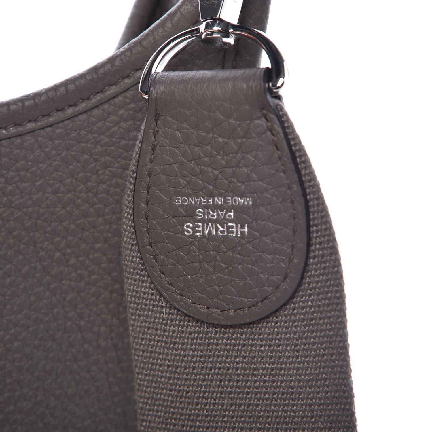 Hermes Taurillon Clemence Evelyne III PM Etain 8 of 12