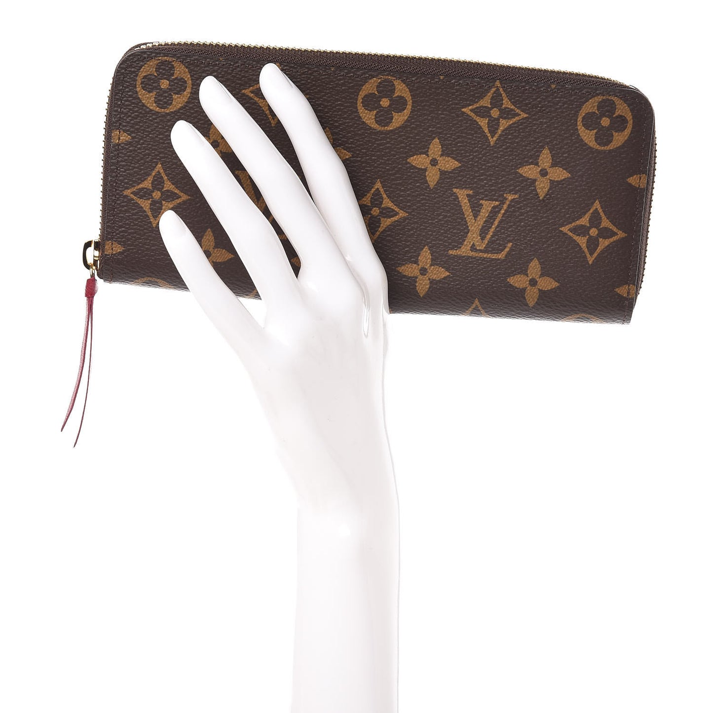 Monogram Clemence Wallet Fuchsia