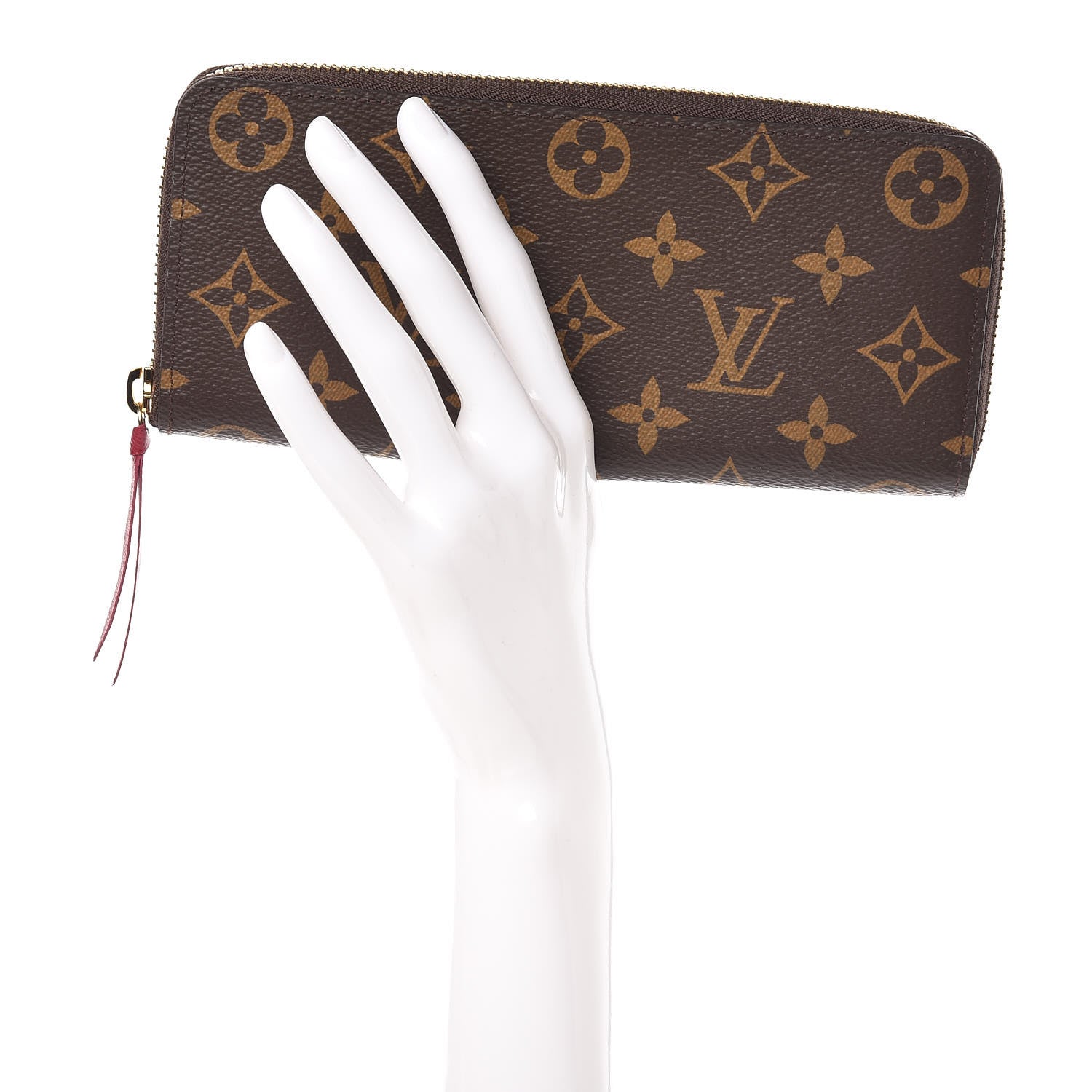 Louis Vuitton Monogram Clemence Wallet Fuchsia 2 of 7