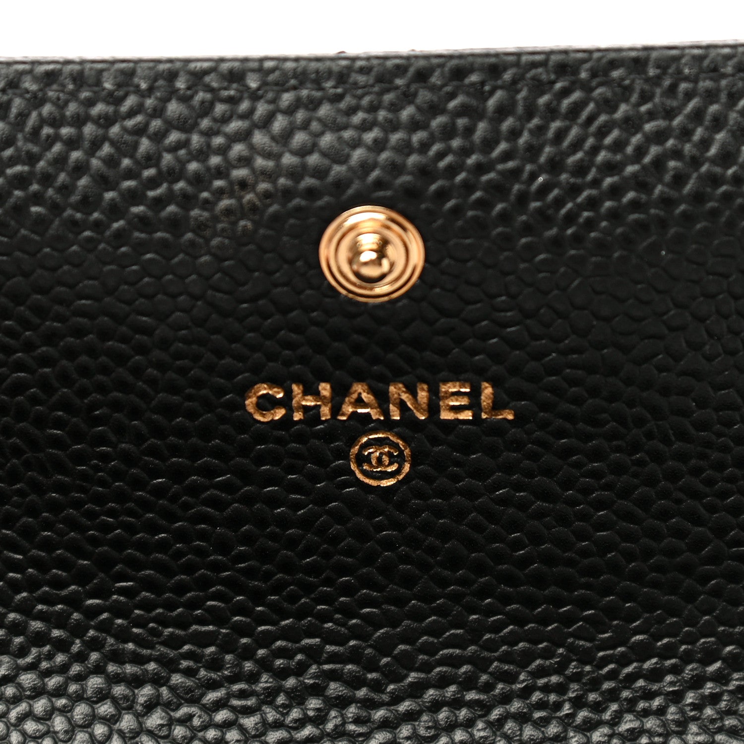 Chanel Caviar Quilted Large Gusset Flap Wallet Black 6 of 12