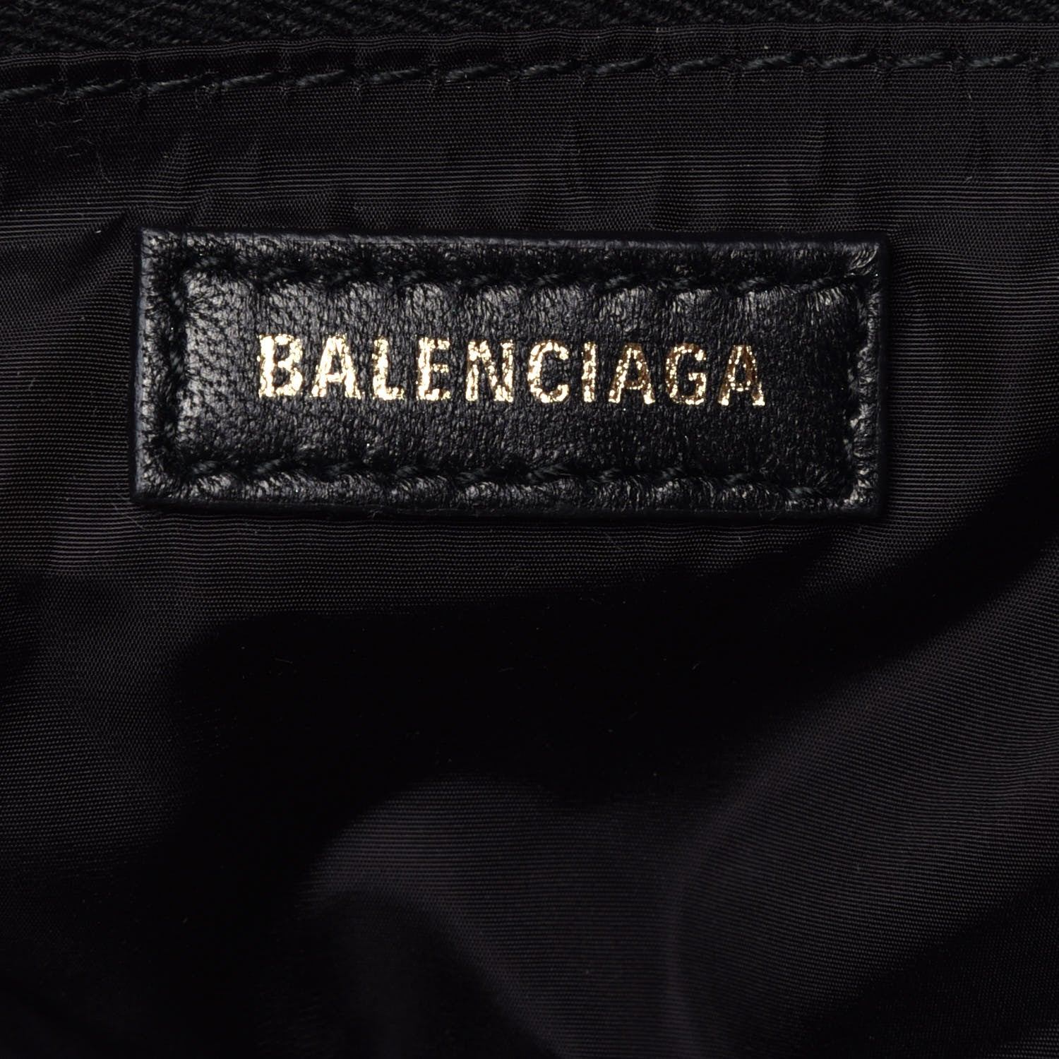Balenciaga Textured Sport Nylon Logo Embroidered S Wheel Gym Bag Black Bleu Navy 6 of 8