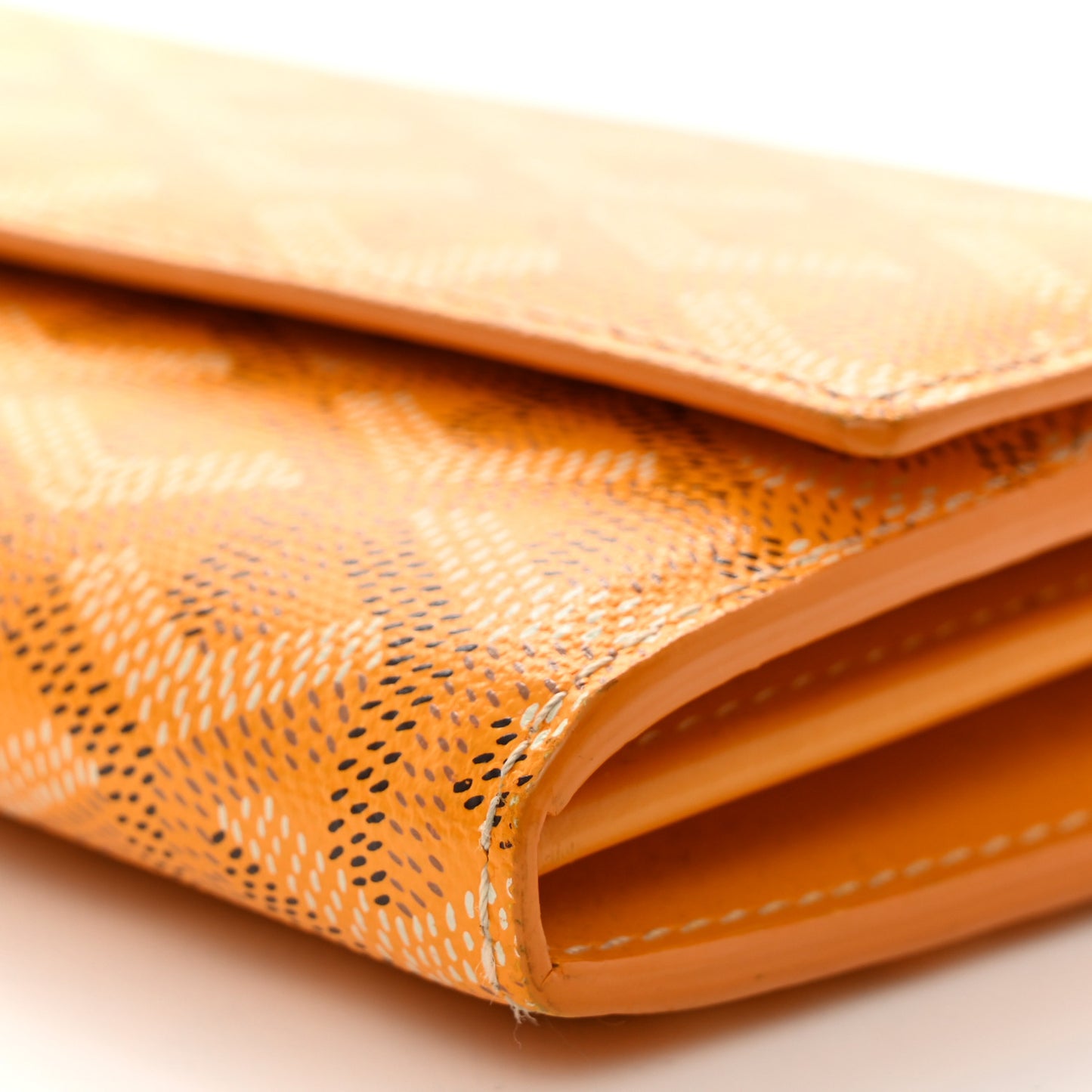 Goyardine Varenne Long Wallet Yellow