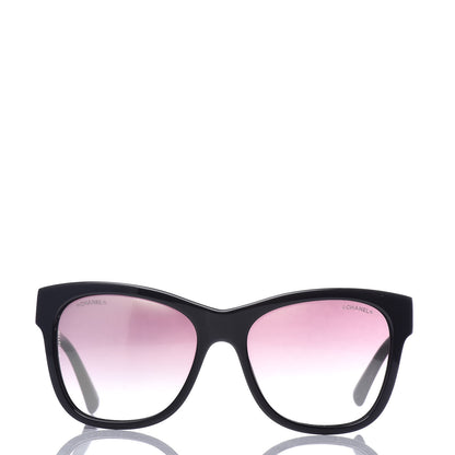 Chanel Acetate Butterfly Sunglasses S5174 Black 2 of 6