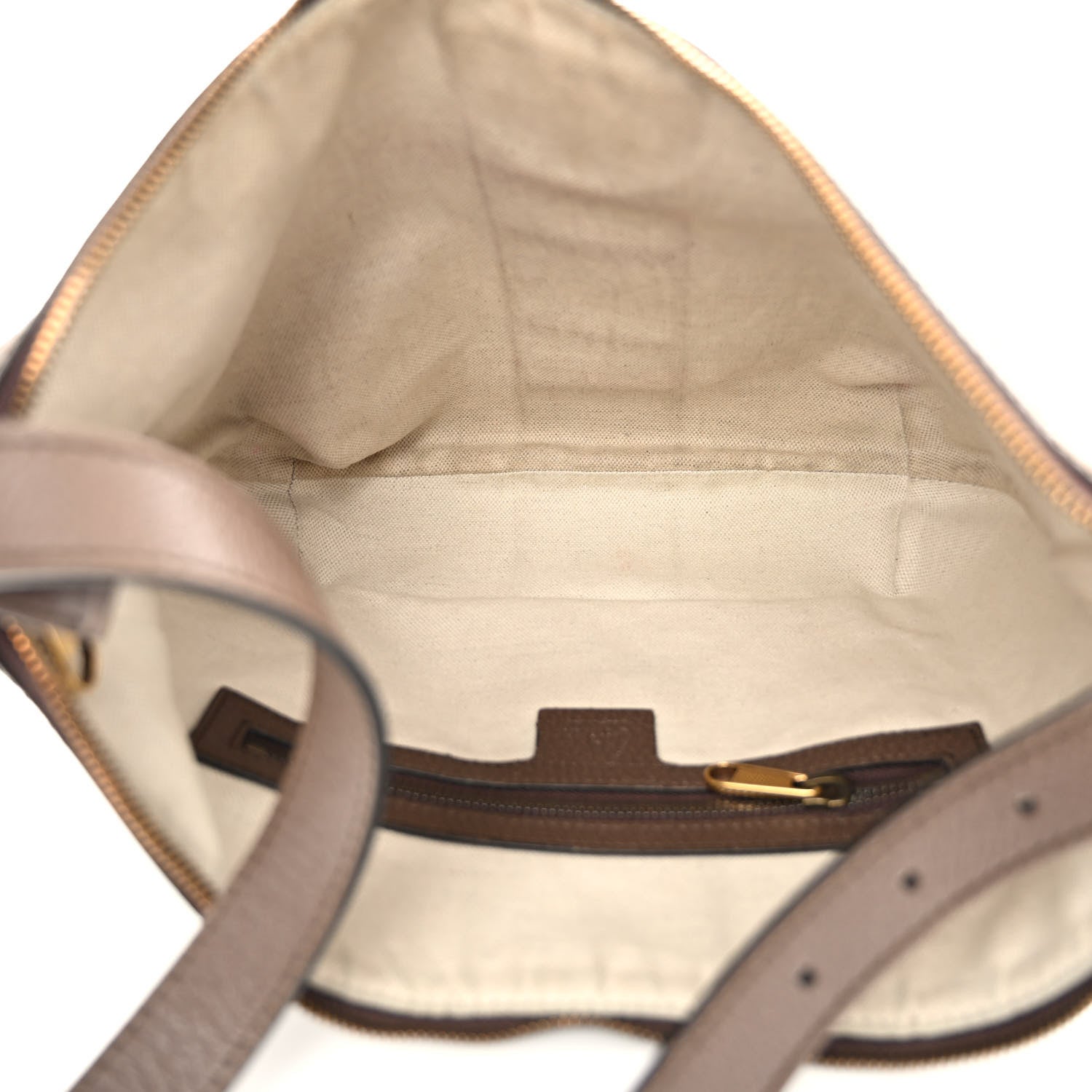 Gucci GG Supreme Monogram Web Small Ophidia Half Moon Hobo Brown 5 of 10
