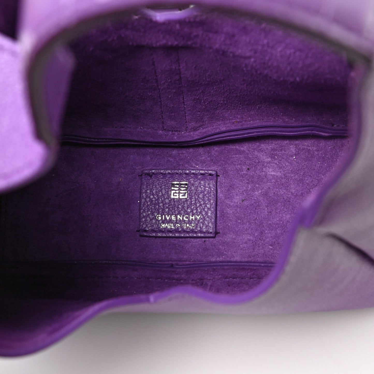 Textured Calfskin Mini G Hobo Purple