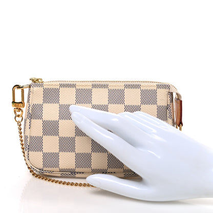 Louis Vuitton Damier Azur Mini Pochette Accessories 2 of 7