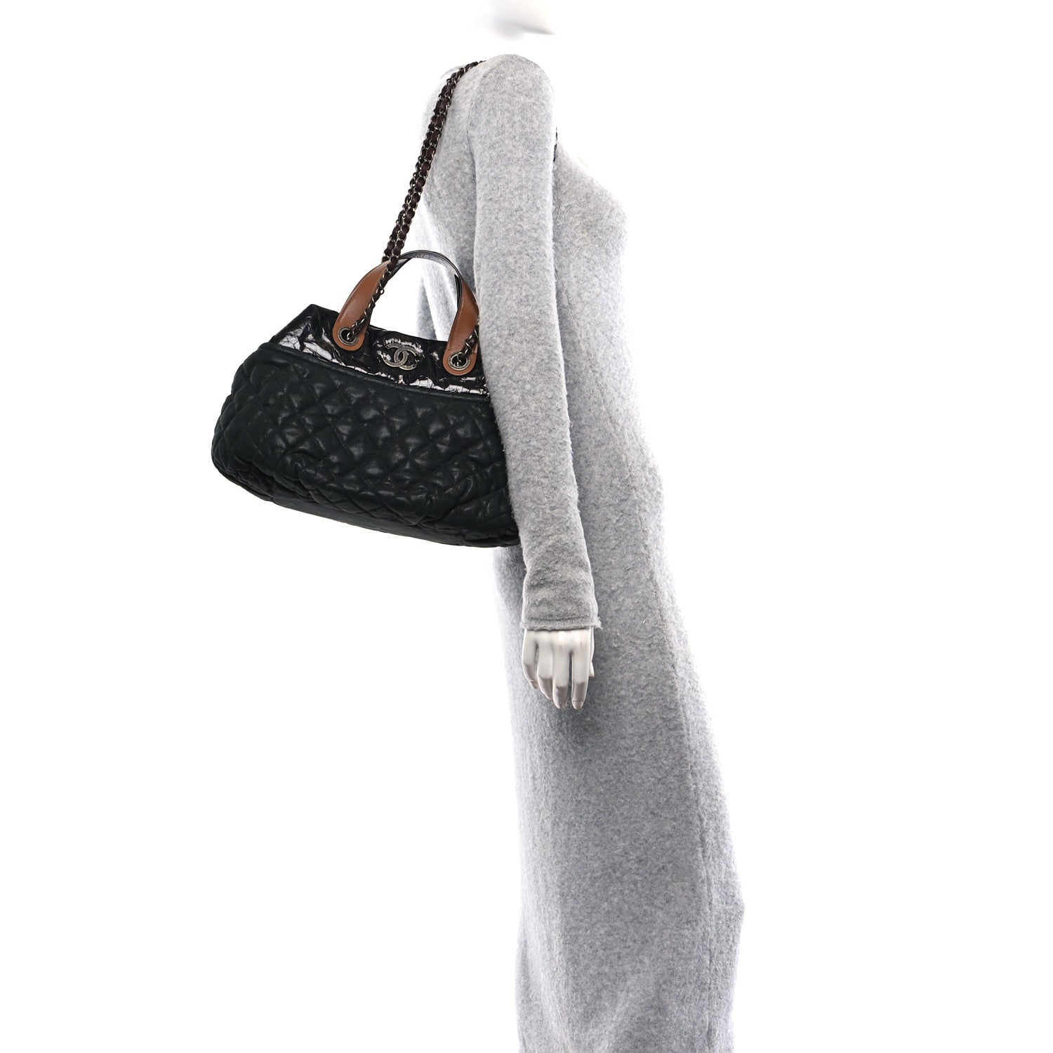 Chanel Iridescent Calfskin Small In The Mix Tote Black 2 of 10