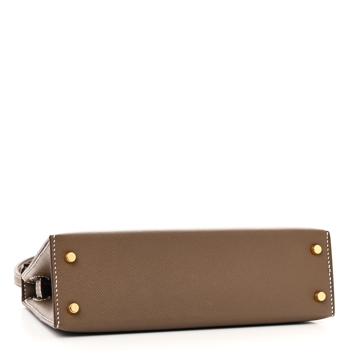 Madame Calfskin Mini Kelly Sellier 20 Etoupe