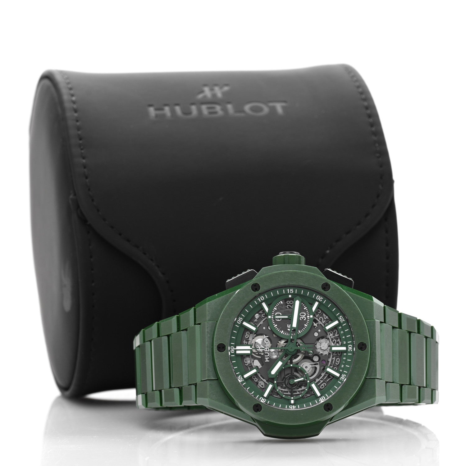 Hublot Ceramic 42mm Big Bang Integral Automatic Watch Green 451.GX.5220.GX 5 of 5
