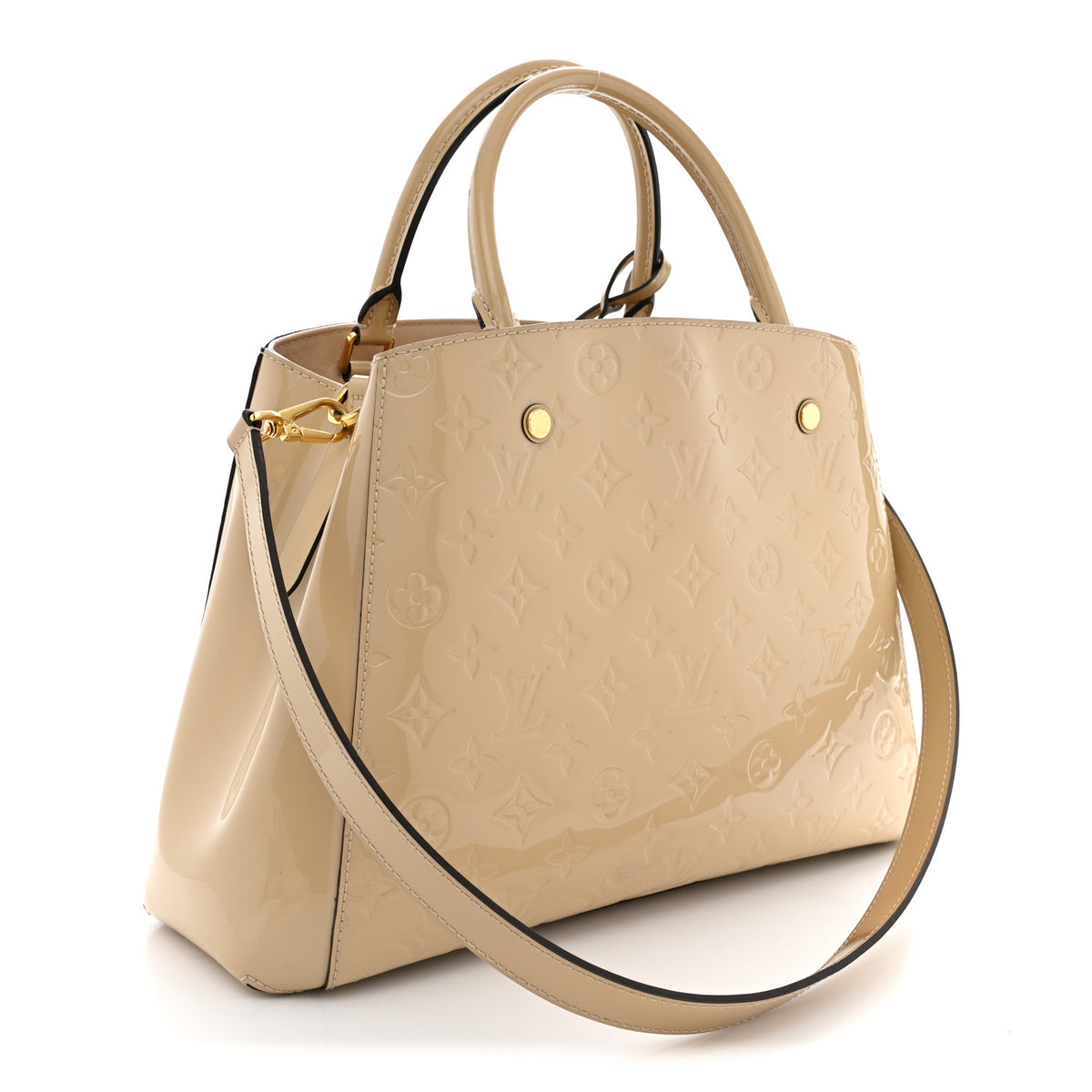 Louis Vuitton Vernis Montaigne MM Dune 3 of 14