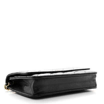 Chanel Caviar Quilted Wallet on Chain WOC Black 4 of 11