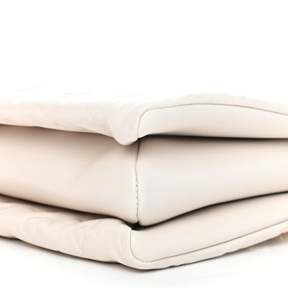 Louis Vuitton Lambskin Embossed Monogram Coussin PM Cream 8 of 8