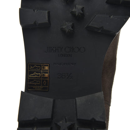 Jimmy Choo Suede Blayse Flat Boots 36.5 Mink 7 of 17