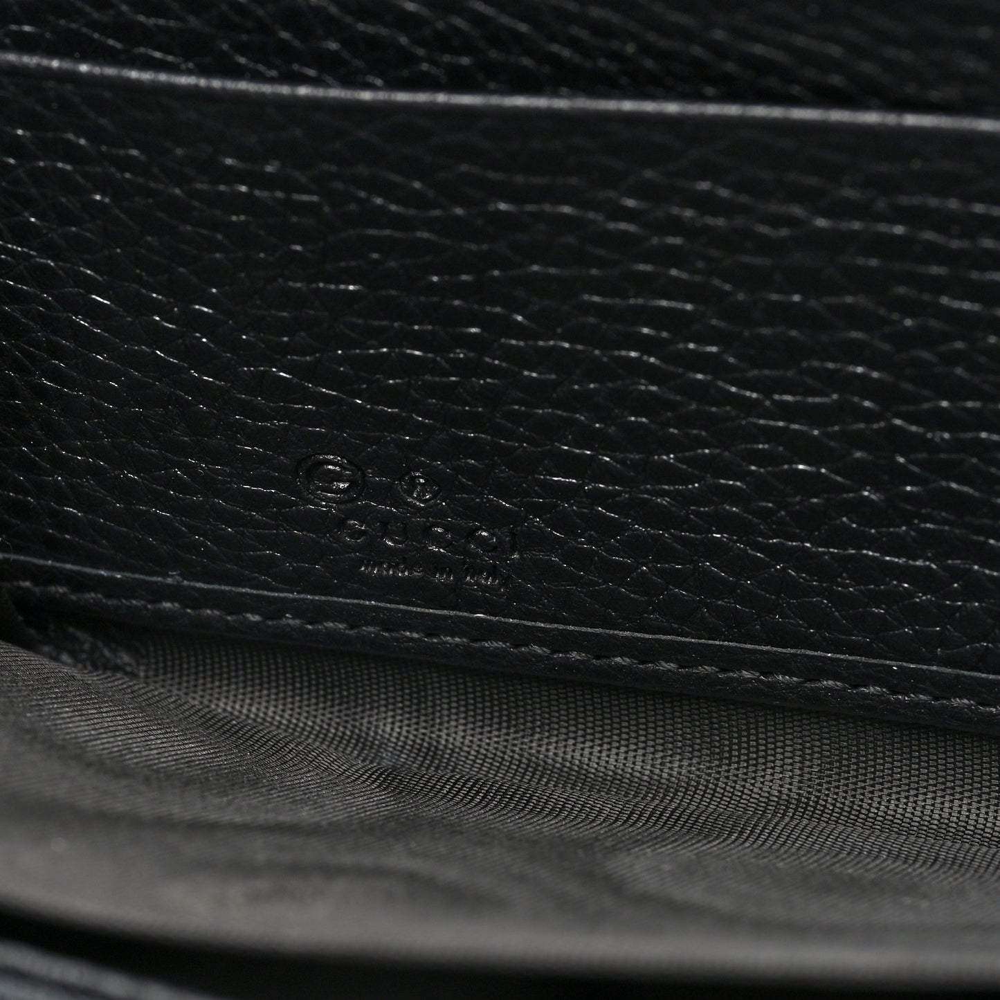 Pebbled Calfskin Soho Zip Around Wallet Black