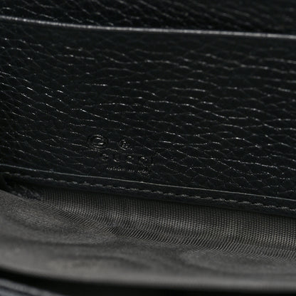 Gucci Pebbled Calfskin Soho Zip Around Wallet Black 6 of 6