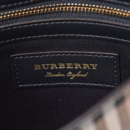 Burberry Haymarket Check Small Loxley Crossbody Bright Toffee 7 of 11