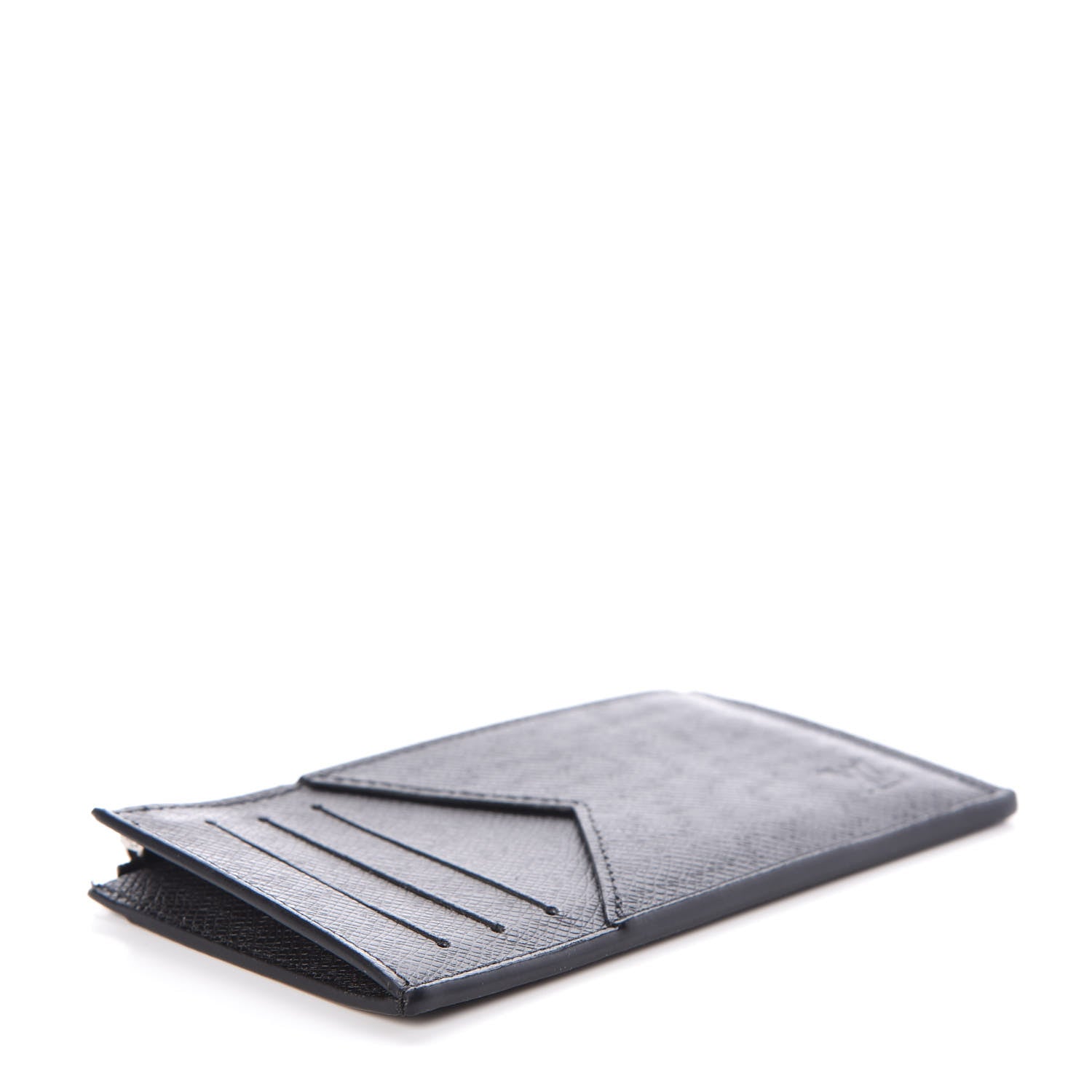 Louis Vuitton Taiga Coin Card Holder Black 4 of 6