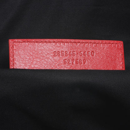 Balenciaga Agneau Classic Hardware Polly Tote Coquelicot 7 of 7