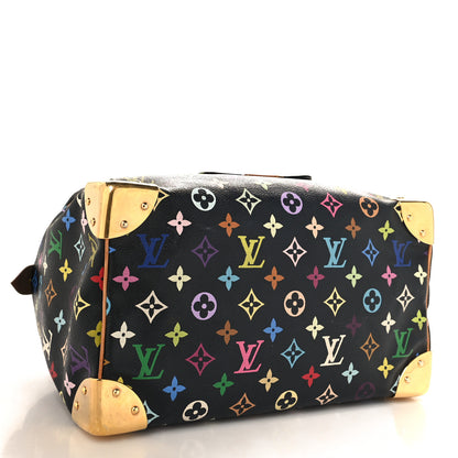 Louis Vuitton Monogram Multicolor Speedy 30 Black 4 of 12
