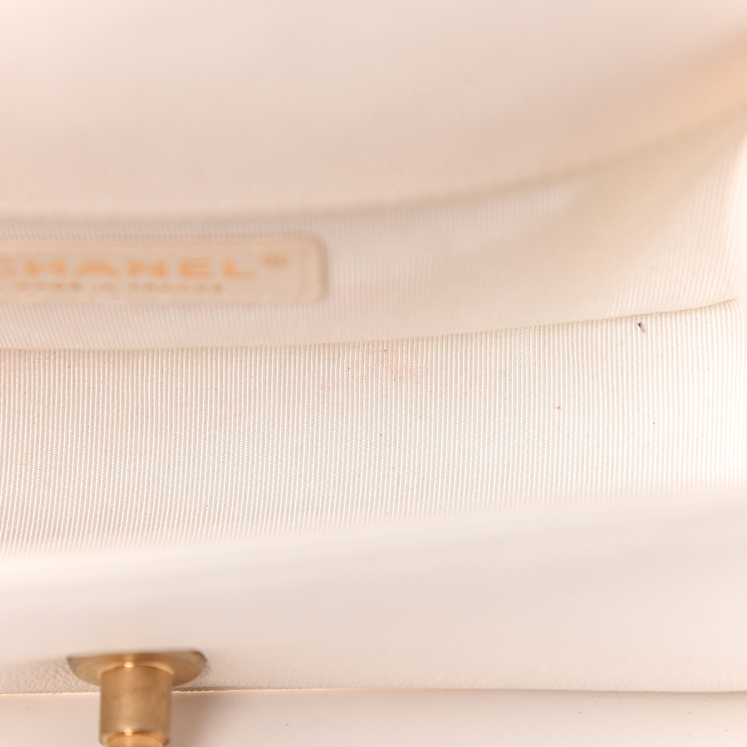Chanel Caviar Quilted Small Boy Flap Ivory 11 of 12