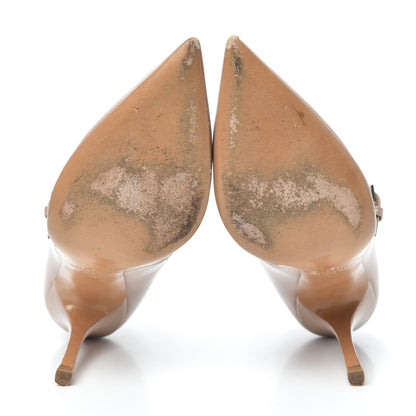 Valentino Garavani Nappa Love Latch 100mm Pumps 37 Poudre 6 of 6
