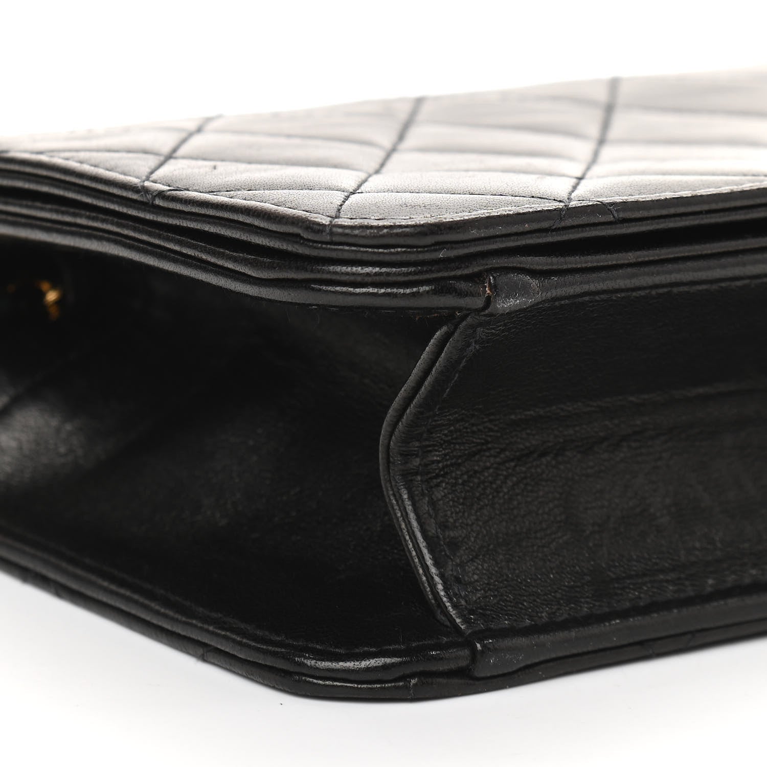 Chanel Lambskin Quilted Mini Flap Black 9 of 10
