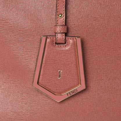 Fendi Vitello Elite Flamingo Regular 2Jours Tote Terracotta 13 of 13
