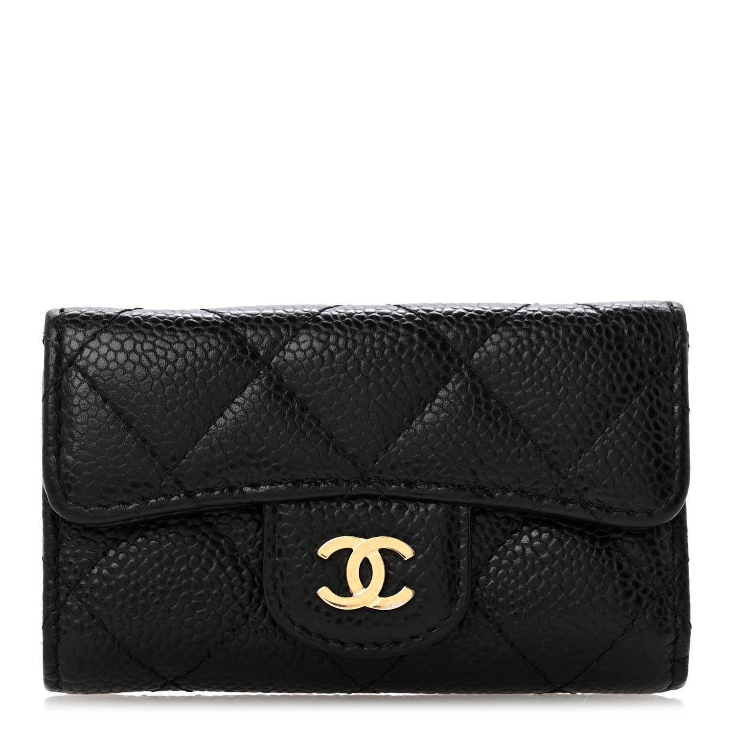 Chanel Caviar Quilted 6 Key Holder Black 1 of 10