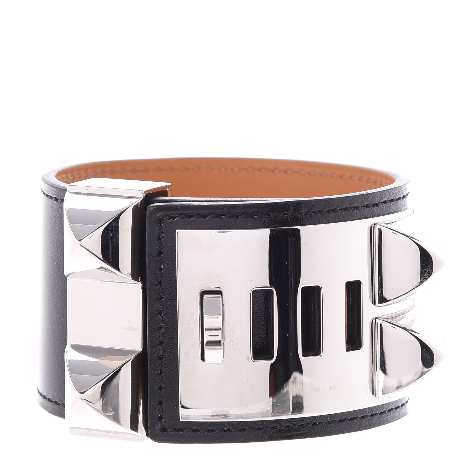Hermes Box Collier de Chien CDC Bracelet S Black 3 of 8