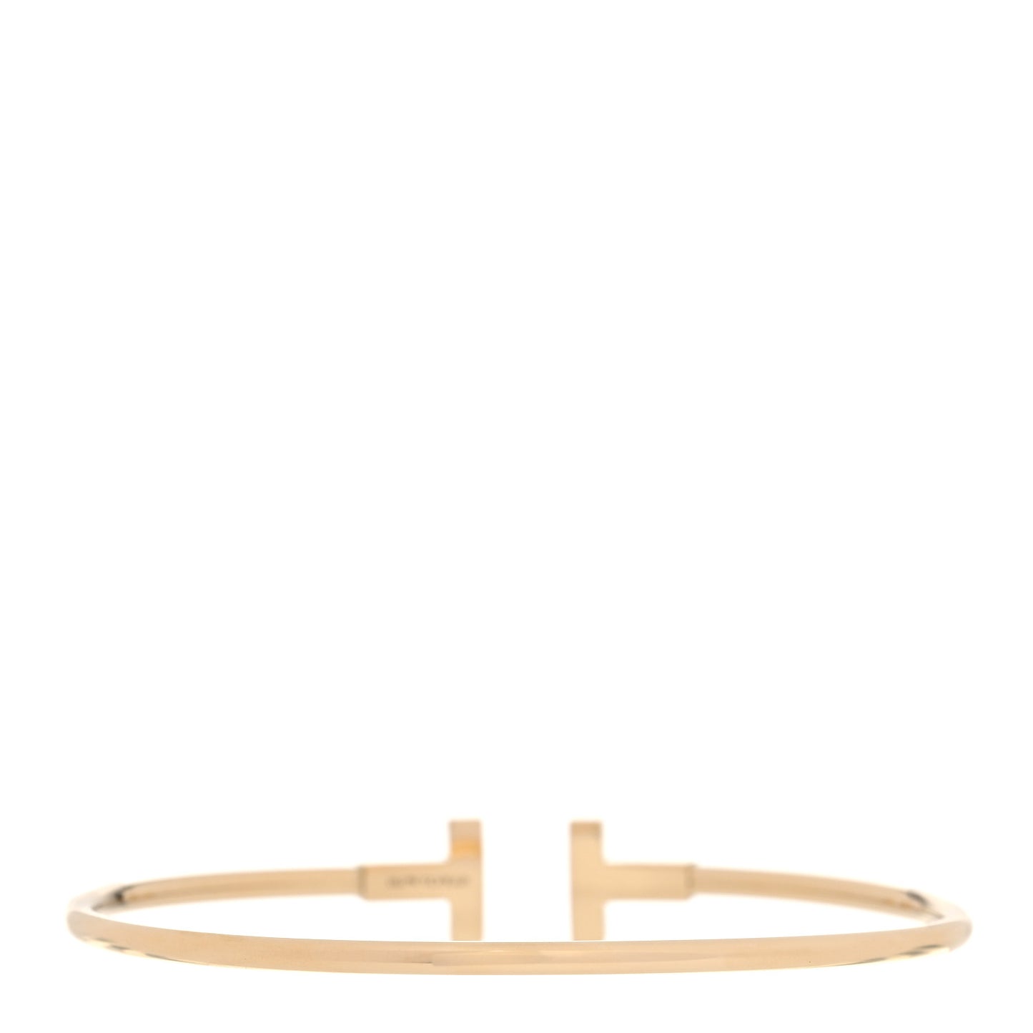 18K Yellow Gold T Wire Bracelet