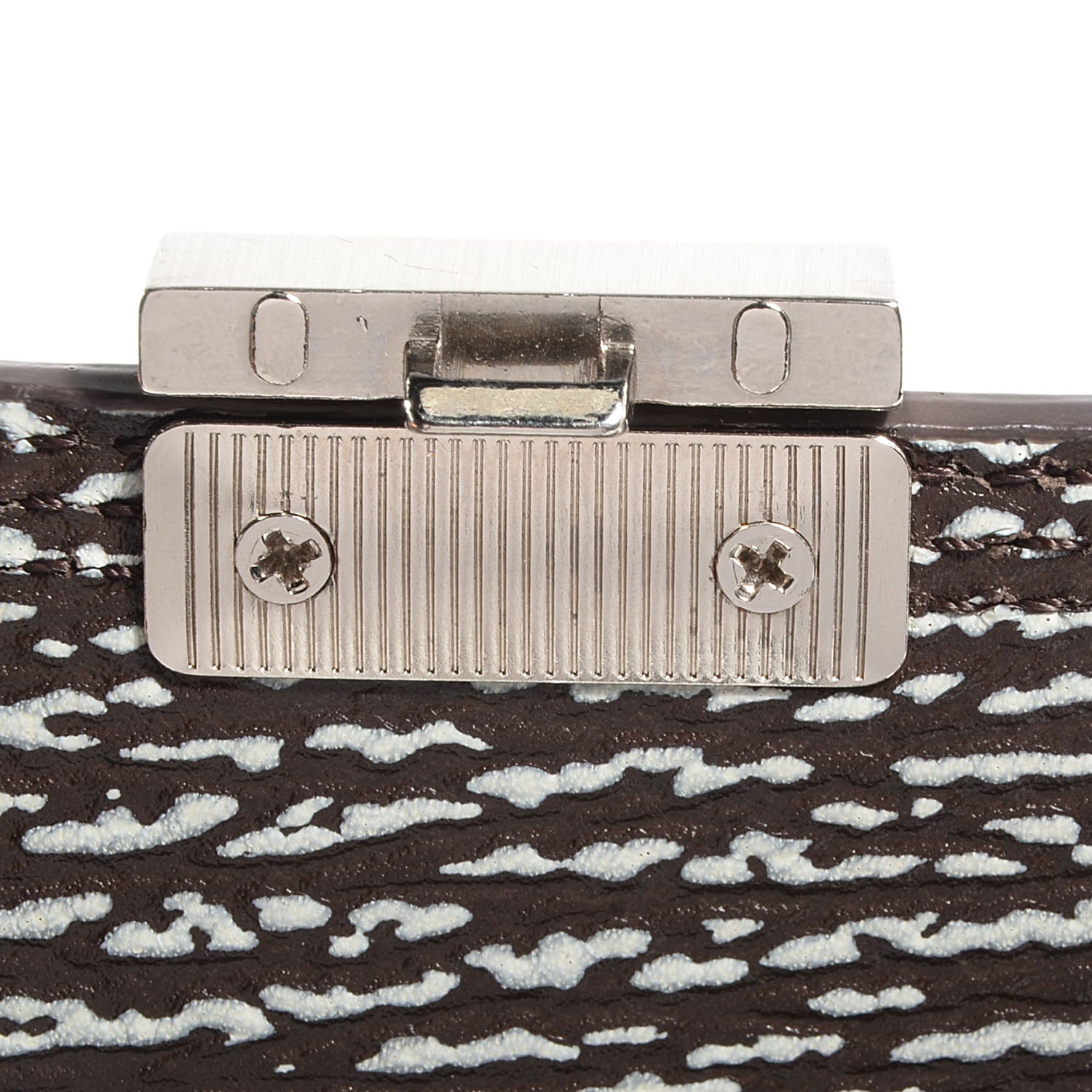 3.1 Phillip Lim 3.1 Shark Embossed Leather Medium Pashli Satchel Brown and White 12 of 13