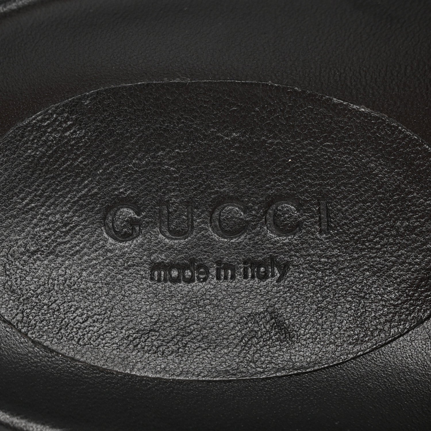 Gucci Jakarta Calfskin Womens Horsebit Slippers 36 Black 7 of 10