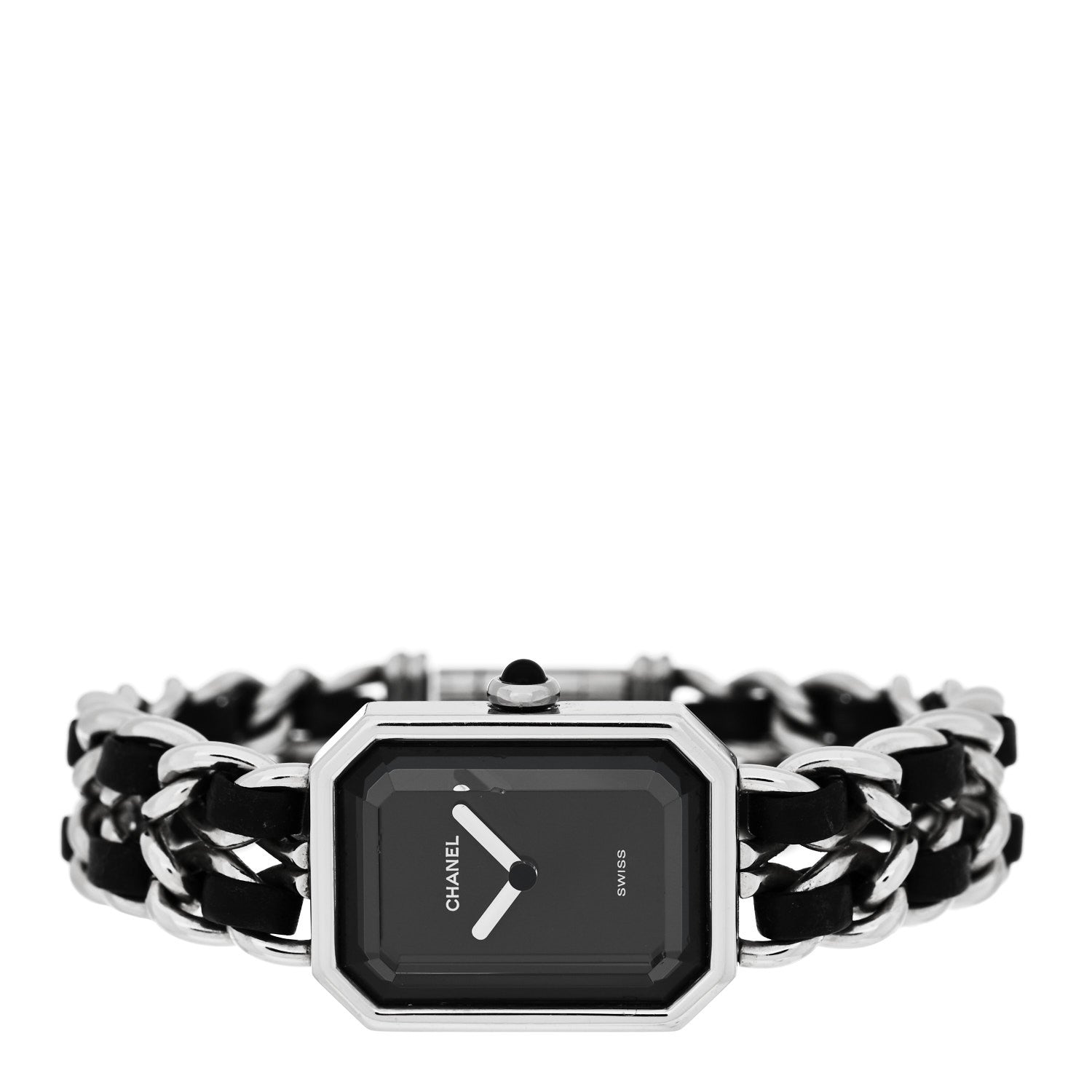 Chanel Stainless Steel Lambskin 20mm Chain Premiere Quartz Watch M 2 of 4