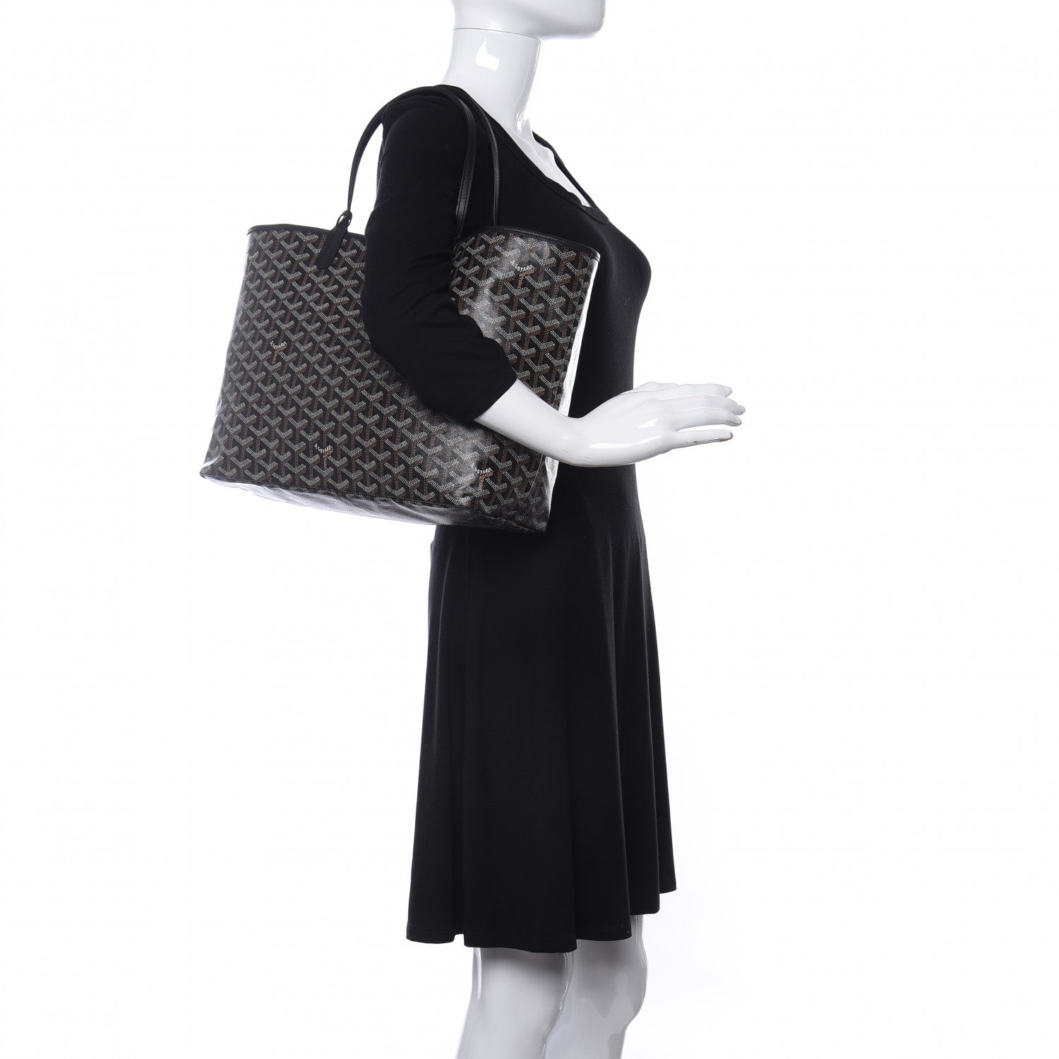 Goyard Goyardine Saint Louis PM Black 2 of 9
