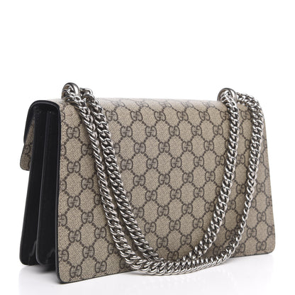 Gucci GG Supreme Monogram Small Dionysus Shoulder Bag Black 3 of 13
