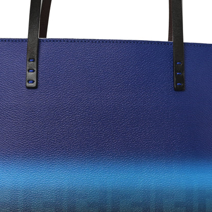 Fendi Ombre Zucca Spalmati Medium Roll Tote Tobacco Turquoise 8 of 12