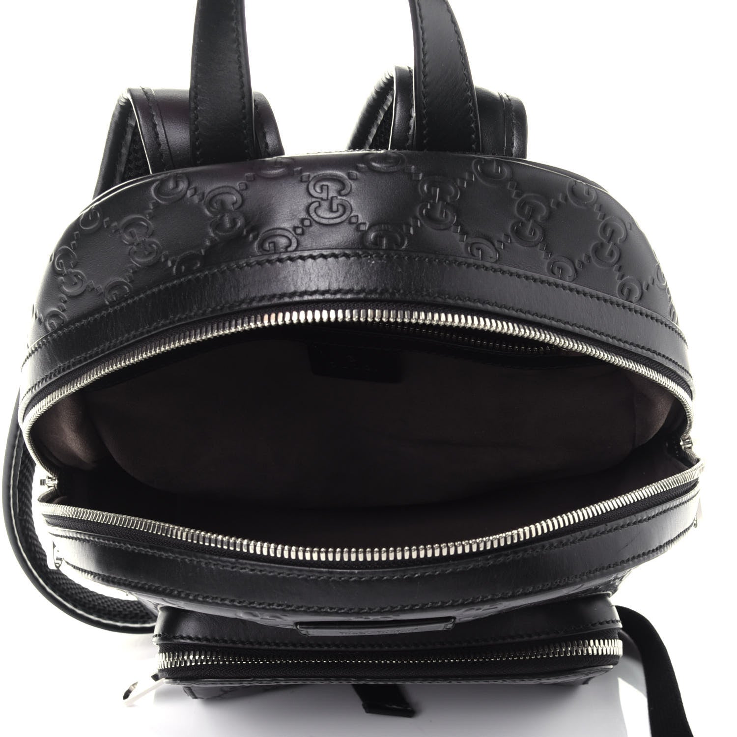 Gucci Guccissima Signature Small Day Backpack Black 4 of 11
