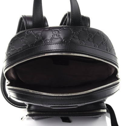Gucci Guccissima Signature Small Day Backpack Black 4 of 11