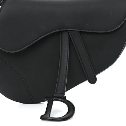Christian Dior Ultra Matte Calfskin Saddle Bag Black 8 of 12