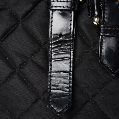 Burberry Nylon Quilted Tote Black 14 of 16