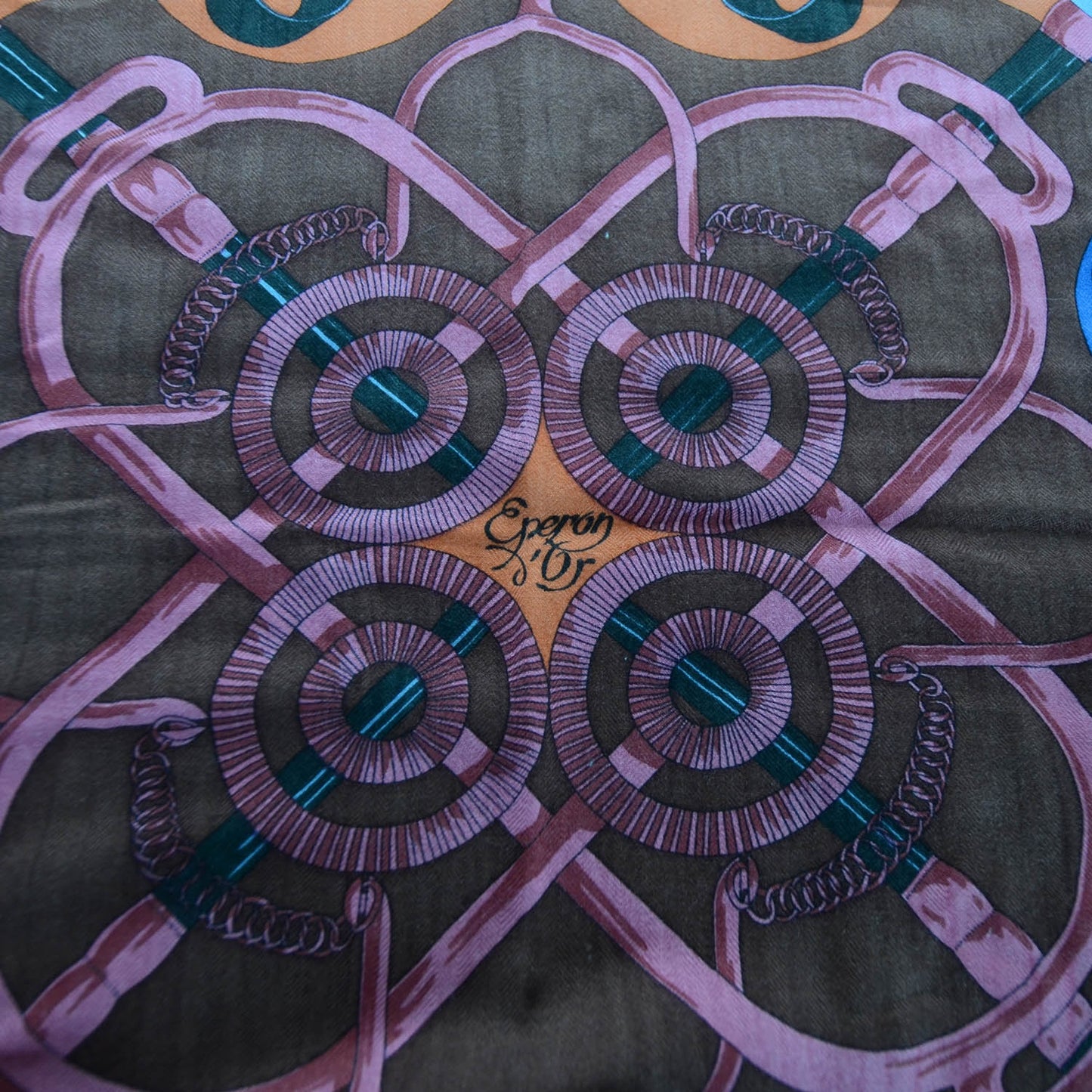 Cashmere Silk Eperon D Or Fringe Scarf 90
