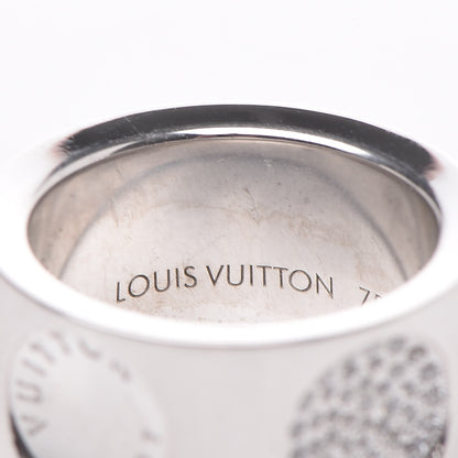 Louis Vuitton 18K White Gold Diamond Empreinte Ring 49 4.75 4 of 7