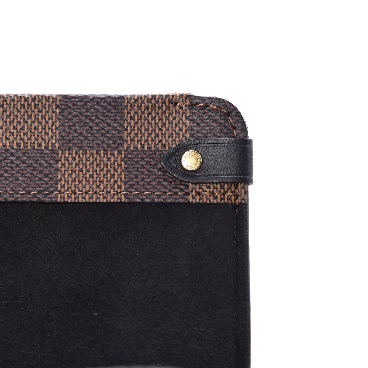 Damier Ebene Vavin Chain Wallet Black