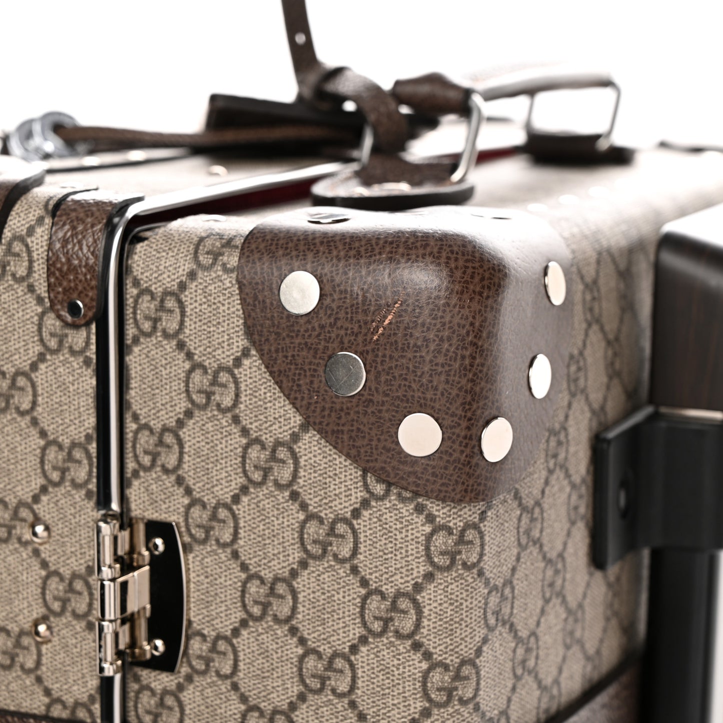 Supreme Monogram Globe-Trotter Carry-On Brown