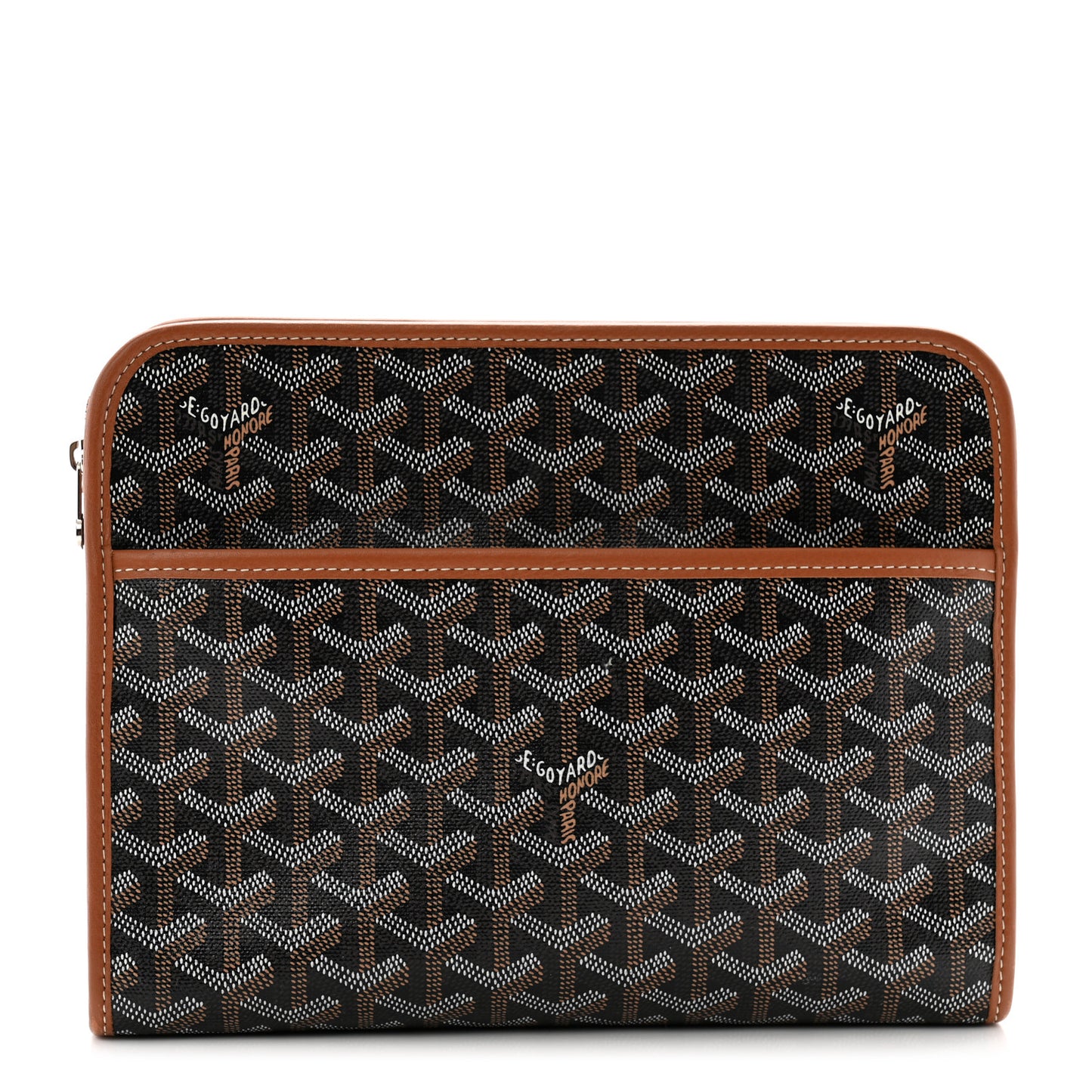 Goyardine Jouvence MM Toiletry Pouch Black Gold