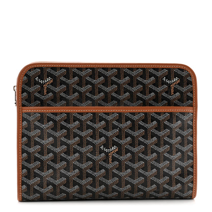 Goyard Goyardine Jouvence MM Toiletry Pouch Black Gold 1 of 8