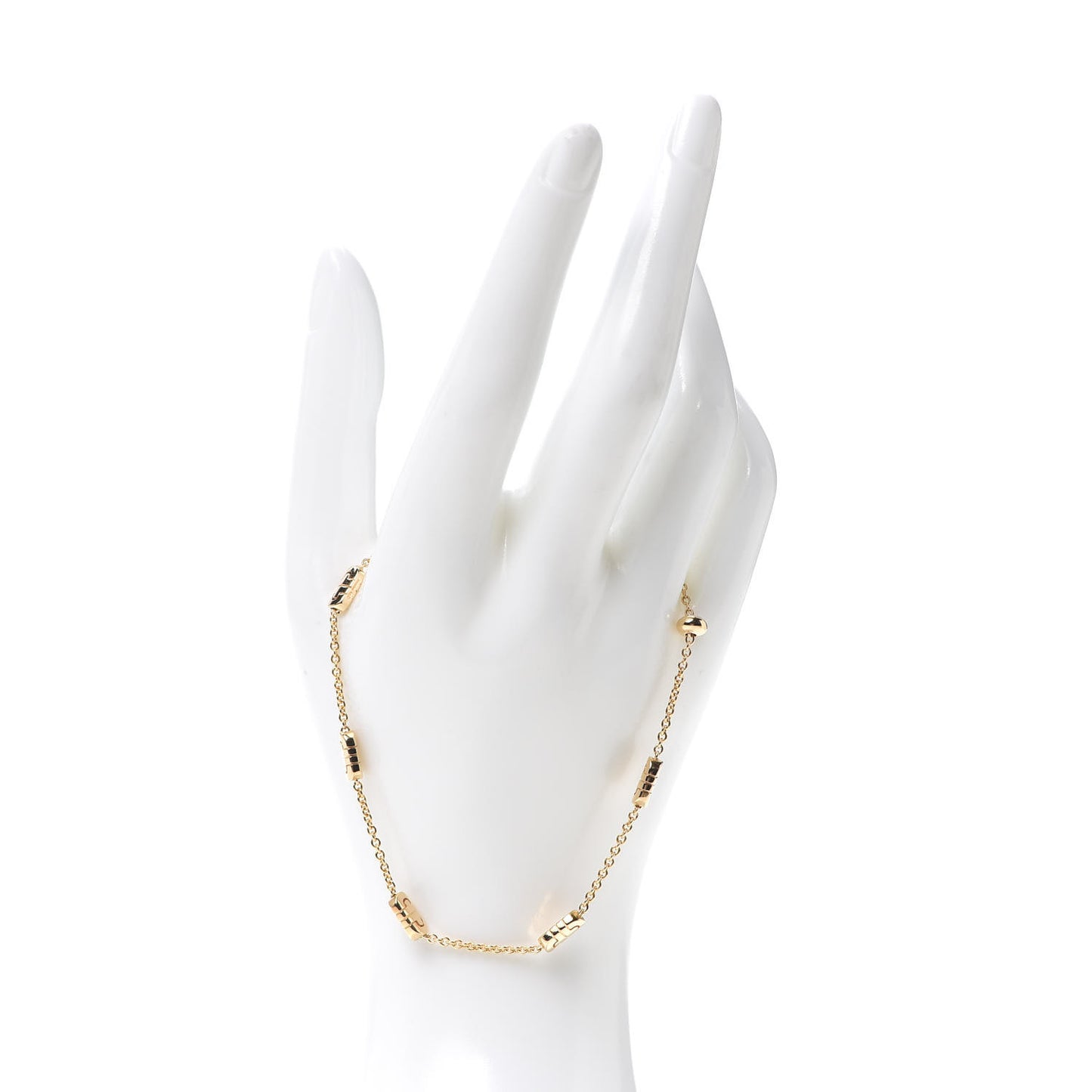 18K Yellow Gold Parentesi Chain Bracelet