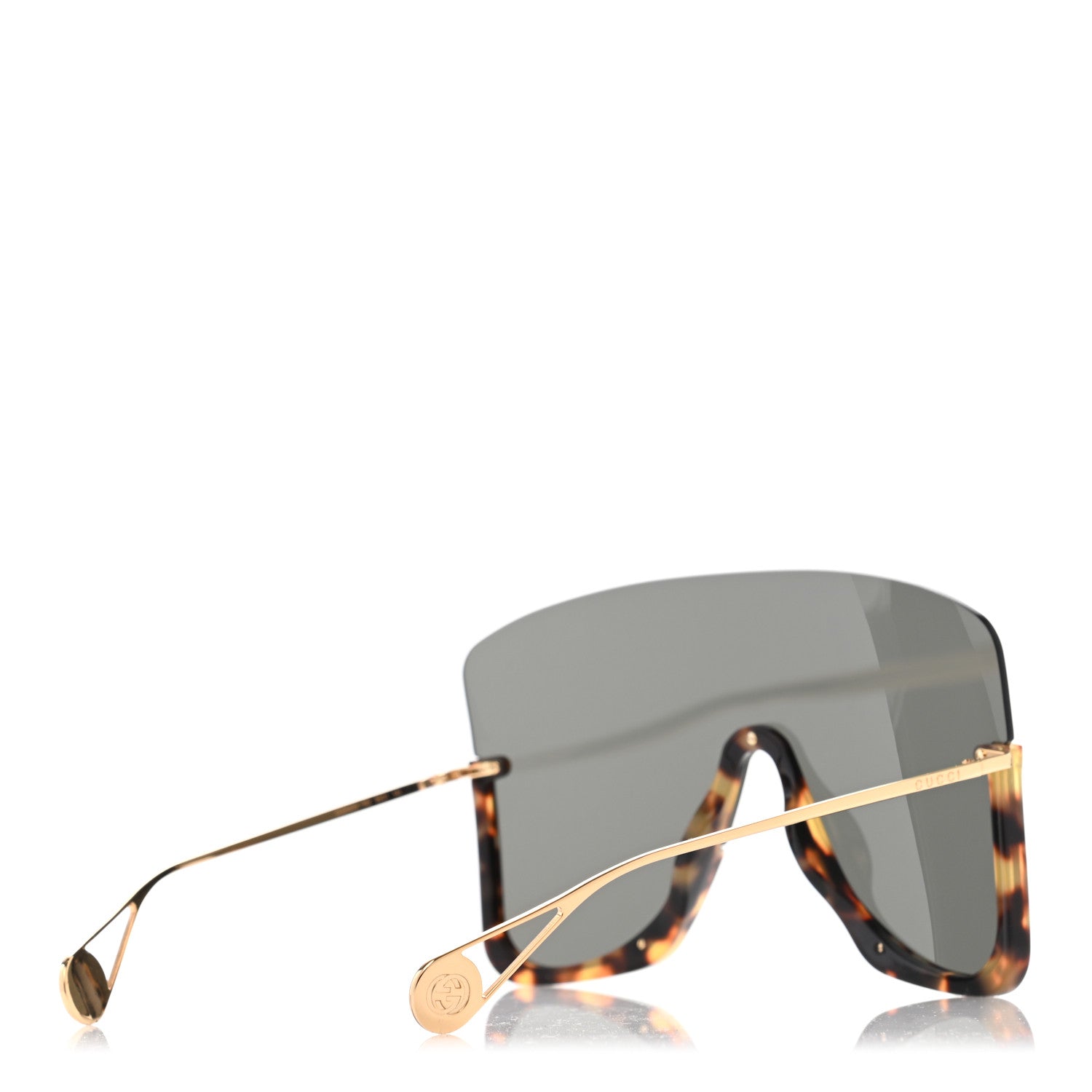 Gucci Acetate Oversized Aviator Sunglasses GG0540S Tortoise 4 of 7